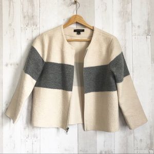 Ann Taylor Collarless Blazer